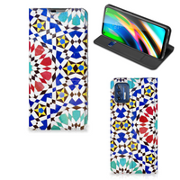 Motorola Moto G9 Plus Standcase Mozaïek - thumbnail