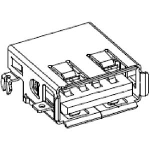 Universal Serial Bus Bus 482580002 Molex 1 stuk(s)