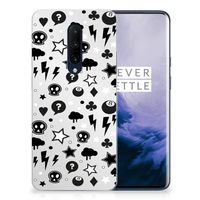 Silicone Back Case OnePlus 7 Pro Silver Punk - thumbnail