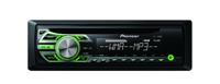Pioneer DEH-150MPG CD RDS Tuner met WMA/MP3 weergave en aan de voorkant verlichte Aux-In (groen)