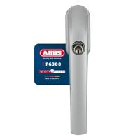 ABUS Afsluitbare Raamgreep FG300 - Raamknop met Drukcilinder, Verschillend Sluitend - ABUS Veiligheidsniveau 5 - 48517 - Zilver