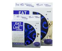 Holland EATS003 schotel langzaam Pasti Eat Slow Live Longer, blauw