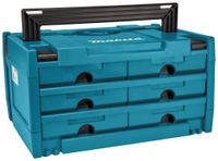 Makita Accessoires MAKSTOR 3.6 M-box Systainer met 6 laden - 395x295x215 mm - P-84333 - P-84333