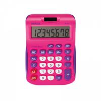 Maul MJ 550 Bureaurekenmachine Pink Aantal displayposities: 8 werkt op batterijen, werkt op zonne-energie (b x h) 155 mm x 11 mm