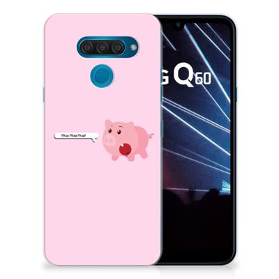 LG Q60 Telefoonhoesje met Naam Pig Mud