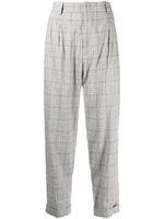 MARANT ÉTOILE pantalon court à carreaux - Gris