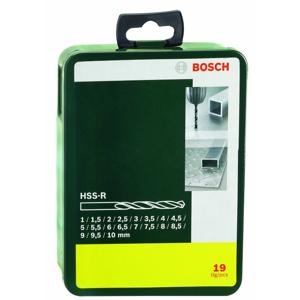 Bosch Accessories 2607019435 HSS Metaal-spiraalboorset 19-delig Rollenwals DIN 338 Cilinderschacht 1 set(s)