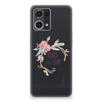 OPPO Reno7 4G Telefoonhoesje met Naam Boho Text