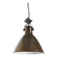 Masterlight Landelijke industrie hanglamp Industria 58 Block koperbruin met zwart 2012-25-06-EV-K