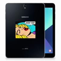 Samsung Galaxy Tab S3 9.7 Leuke Siliconen Hoes Popart Oh Yes