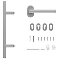 vidaXL Deurklink en deurgreep PZ 500 mm roestvrij staal