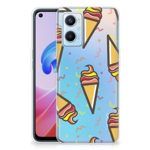 OPPO A96 | OPPO A76 Siliconen Case Icecream