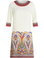 ETRO robe à motif cachemire - Blanc