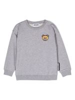 Moschino Kids sweat en coton à imprimé Teddy Bear - Gris - thumbnail