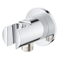 GROHE Tempesta Wandaansluitbocht - 1/2" - met houder - chroom 28628001