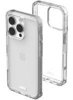 URBAN ARMOR GEAR Plyo Case compatibel met Apple iPhone 16 Pro case (draadloos opladen compatibele hoes, valbestendige Air-Soft hoeken, verhoogde rand) ijs (transparant)