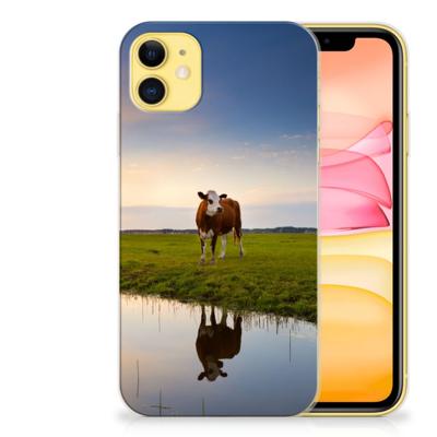 Apple iPhone 11 TPU Hoesje Koe Apple iPhone 11 TPU Hoesje Koe