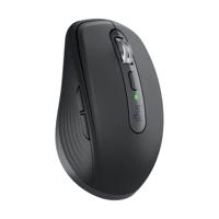 Logitech MX Anywhere 3S Compact draadloze muis, snel scrollen 8K DPI volgt op elke ondergrond, stille kliks, instelbare knoppen, USB-C, Bluetooth, Windows PC, Linux, Chrome, Mac - Grafiet