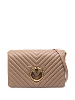 PINKO sac Love Click Classic en cuir - Tons neutres