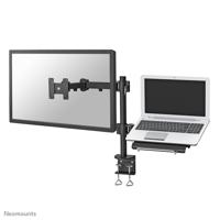 Neomounts FPMA-D960NOTEBOOK 1-voudig Monitor-tafelbeugel 25,4 cm (10) - 68,6 cm (27) In hoogte verstelbaar, Laptophouder, Kantelbaar, Zwenkbaar Zwart - thumbnail