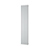 Plieger Designradiator Trento 814 Watt Middenaansluiting 180x35 cm Wit Structuur