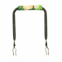 Rugsteun Rugleuning zwart met Driftwood rugkussentje