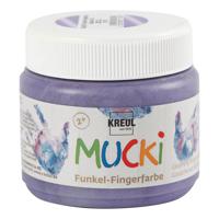 Creativ Company Mucki Vingerverf Paars Metallic, 150ml - thumbnail