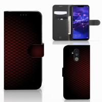 Huawei Mate 20 Lite Telefoon Hoesje Geruit Rood