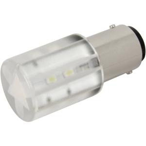 CML 1856035W LED-signaallamp Koud-wit BA15d 24 V/DC, 24 V/AC 1400 mcd