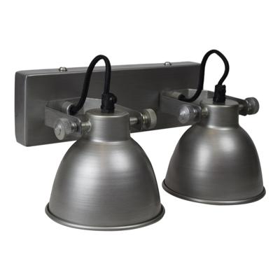 Urban Interiors Wandlamp Industrial double - zink Urban Interiors Wandlamp Industrial double - zink