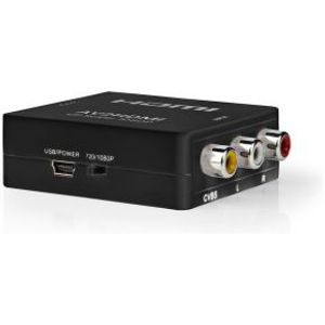 Composietvideo-naar-HDMI-Converter | 1-Wegs - 3x RCA (RWY) | HDMI-Uitgang