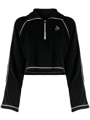 tout a coup Polotop met geborduurd logo - Zwart