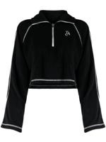 tout a coup Polotop met geborduurd logo - Zwart