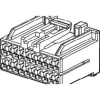 Molex 355642015 Female behuizing (kabel) Totaal aantal polen: 20 Inhoud: 1 stuk(s) Bulk