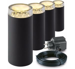 GARDEN LIGHTS STAANDE LAMP LINUM SET 4 STUKS