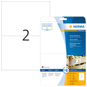 HERMA 10910 etiket Rechthoek Permanent Wit 50 stuk(s)