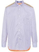 Junya Watanabe MAN chemise en coton à rayures - Blanc - thumbnail