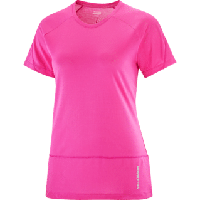 Salomon Cross Run SS Tee dames - ROZE - Dames