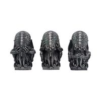 Nemesis Now Beelden Chtulhu Set van 3 - Horen Zien Zwijgen (7.5 cm)