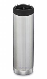 Klean Kanteen TKWide Isolatiefles 592 ml met koffiedop Zilver