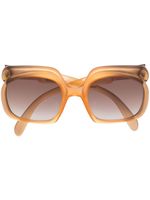 Christian Dior Pre-Owned effet lunettes de soleil à monture carrée (années 1960) - Orange