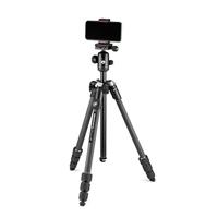 Manfrotto Element MII, carbon reisstatief met balhoofd en Bluetooth, compatibel met smartphones en compactcamera's, CSC, DSLR, fotografie-accessoires, contentcreatie, vlog