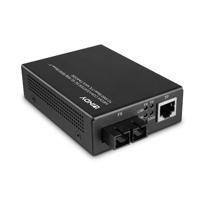 Lindy 25119 netwerk media converter 850 nm Multimode Zwart