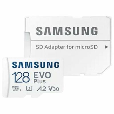 Micro SD geheugenkaart met adapter Samsung EVO Plus 2023 128 GB Micro SD geheugenkaart met adapter Samsung EVO Plus 2023 128 GB