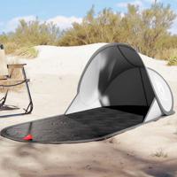 Strandtent pop-up waterdicht grijs