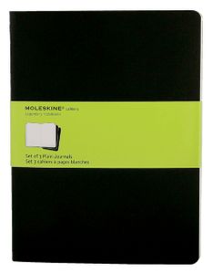 Schrift Moleskine 190x250mm blanco 240blz 70gr zwart