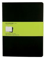 Schrift Moleskine 190x250mm blanco 240blz 70gr zwart