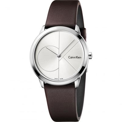 Calvin Klein Minimal Watch K3M221G6 - Bruin