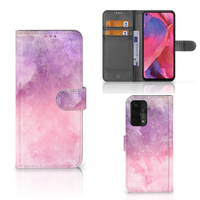 Hoesje OPPO A54 5G | A74 5G | A93 5G Pink Purple Paint - thumbnail