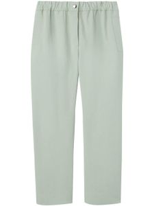 Proenza Schouler White Label pantalon en coton mélangé à coupe droite - Vert